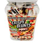 Crispy Blunts Mini 1pc Edibles 30mg D9 Strawberry Cheesecake 40ct