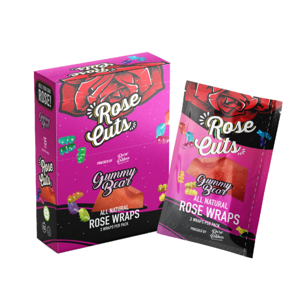 Rose Cuts Accessories Wrap Gummy Bear Pink 15ct