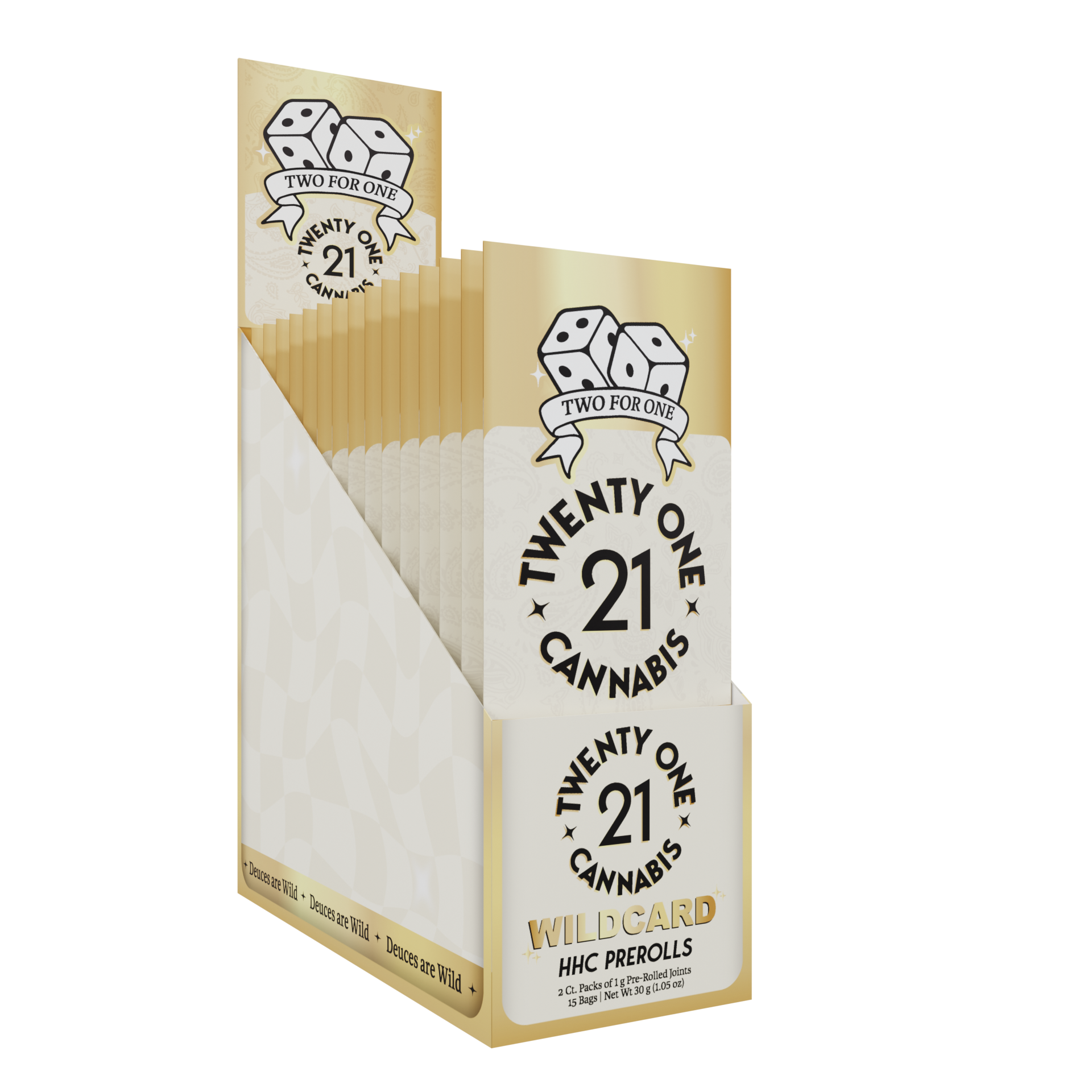 Twenty One Cannabis Wildcard Joints 1g HHC