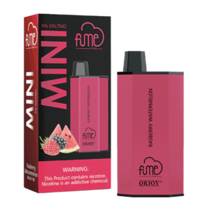 Fume Nicotine Disposable Vape 1000p Mini Raspberry Watermelon 10ct