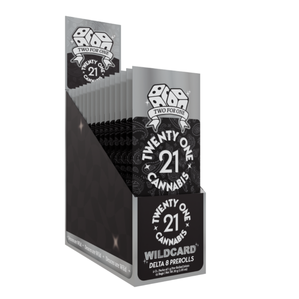 Twenty One Cannabis Joints 1g D8 Wildcard