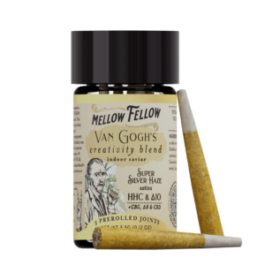 Mellow Fellow Premium Prerolls 3.5g Creativity Blend Silver Haze (Sativa)
