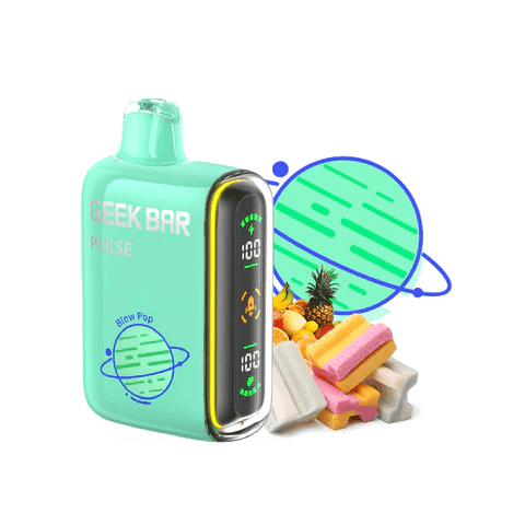 Geek Bar Nicotine Disposable Vape 15000p Blow Pop 5ct