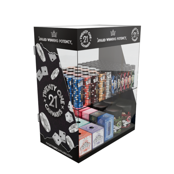 Twenty One Marketing Material Acrylic Display