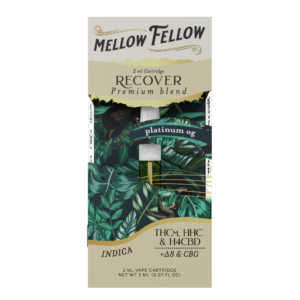 Mellow Fellow Premium Vape Cartridge 2ml Recover Blend Platinum OG (indica)