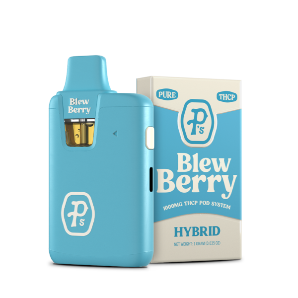 Pushin’ P’s in a Pod Vape Disposable 1ml THCP / HHC Blew Berry 6ct