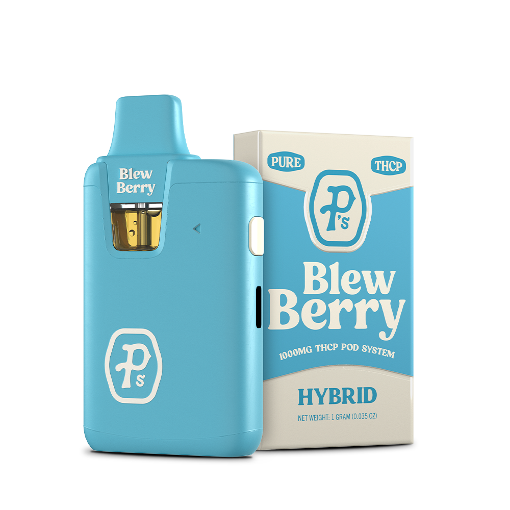Pushin’ P’s in a Pod Disposable Vape 1ml THCP / HHC Blew Berry 6ct