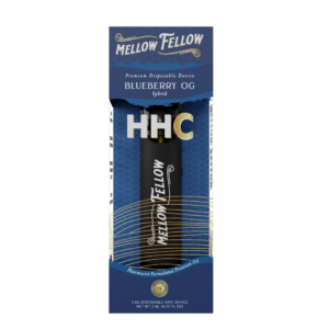 Mellow Fellow Premium Vape Disposable 2ml HHC Blueberry OG (hybrid)