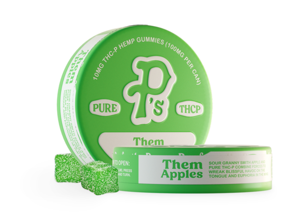 Pushin’ P’s Edibles 100mg THCP Them Apples 6ct