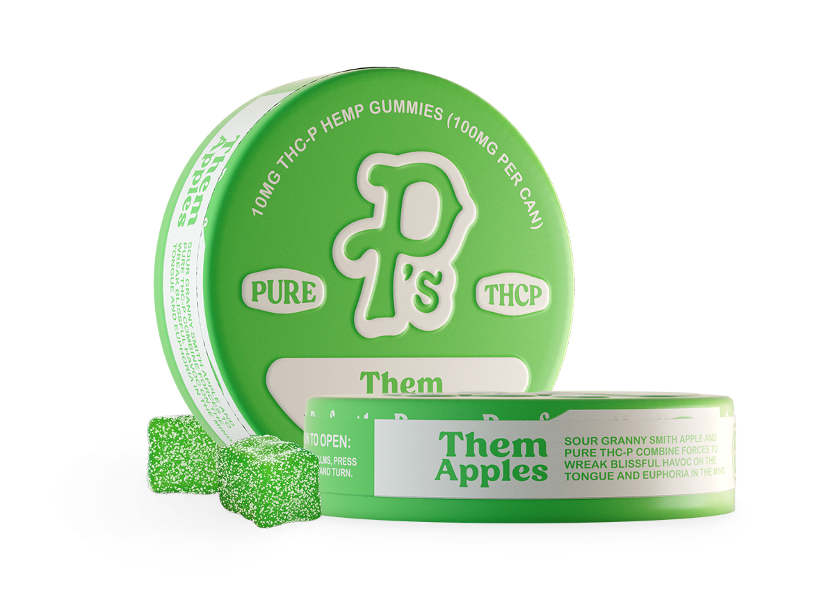 Pushin’ P’s Edibles 100mg THCP Them Apples 6ct
