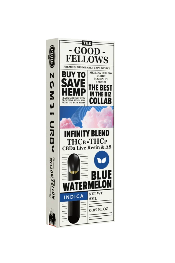 Good Fellows Disposable Vape 2ml Infinity Blend Blue Watermelon (indica)