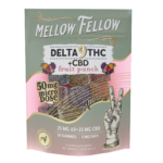 Mellow Fellow M-Fusions 10pc Edibles 50mg Delta-9-THC Fruit Punch