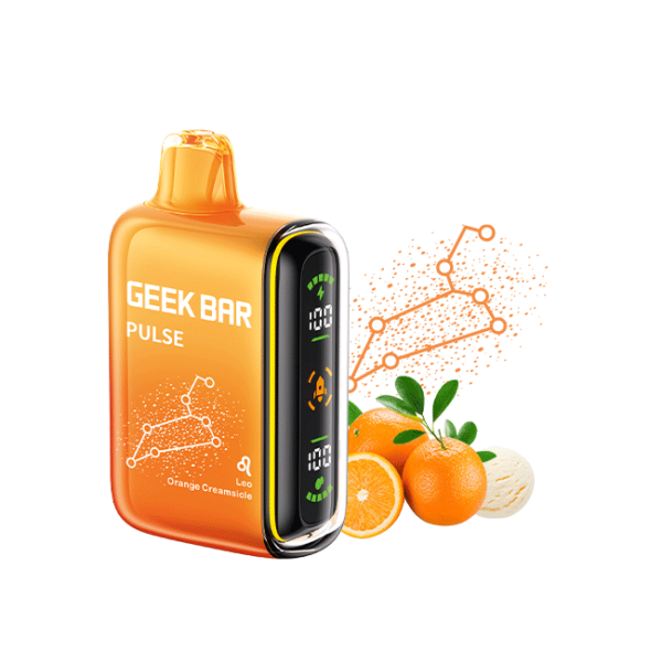 Geek Bar Nicotine Disposable Vape 15000p Orange Creamsicle 5ct