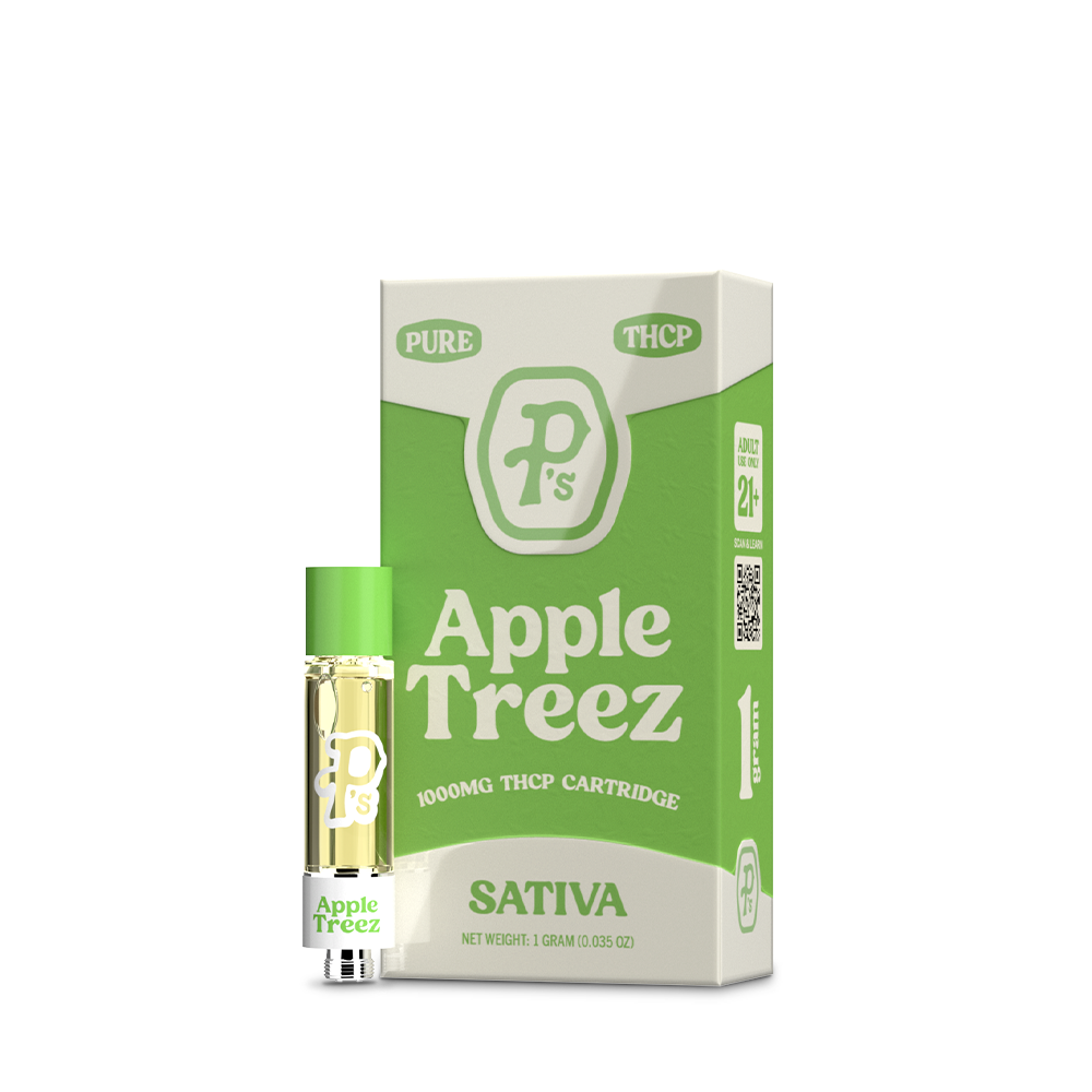 Pushin’ P’s Vape Cartridge 1ml THCP Apple Treez 6ct