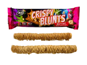 Crispy Blunts 2pc Edibles 1000mg HHC Hazelnut Chocolate 10ct