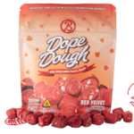 Dope Dough Edibles 200mg D9 Red Velvet 10ct