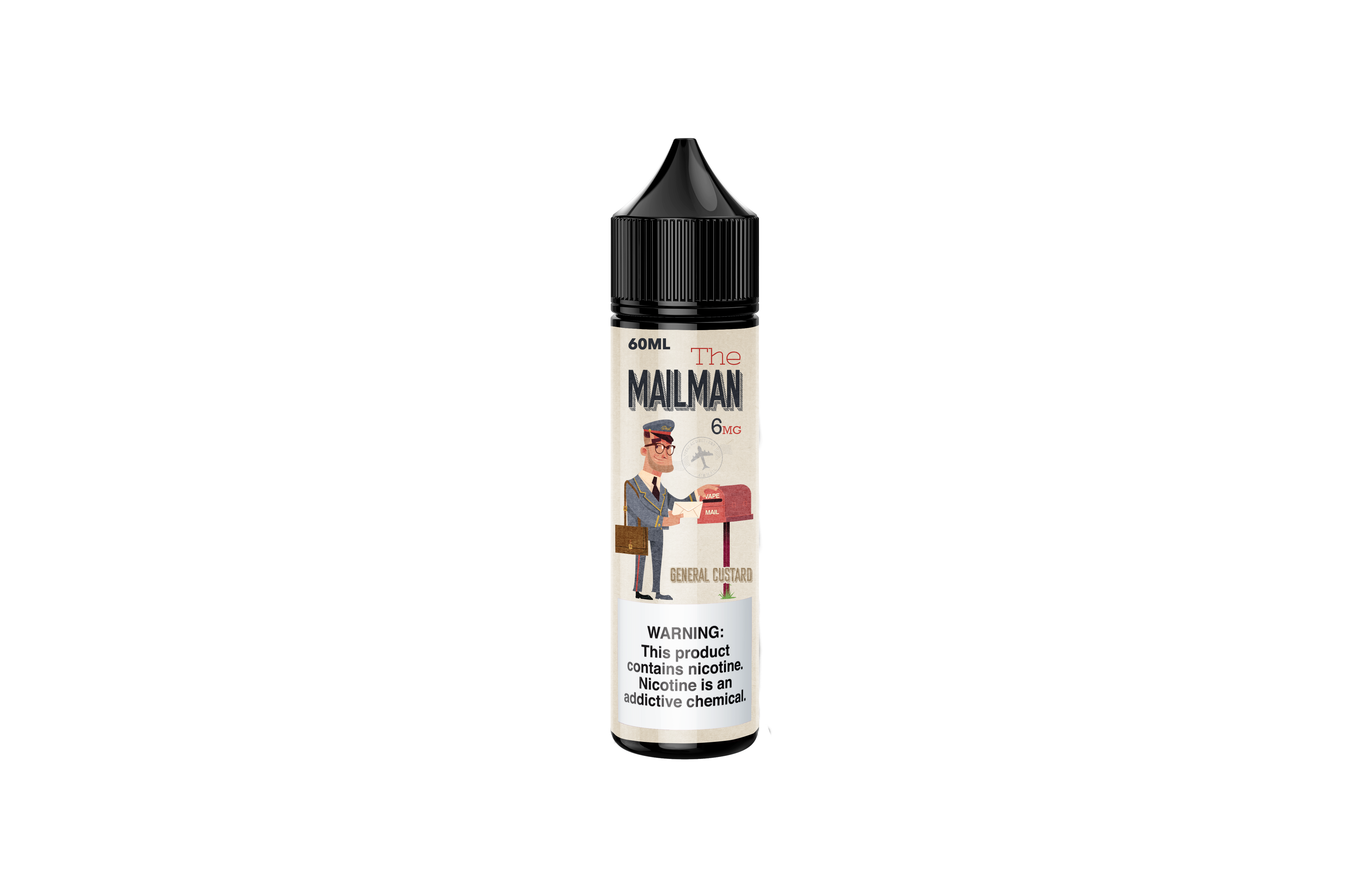 The Mailman Nicotine Juice 06mg General Custard