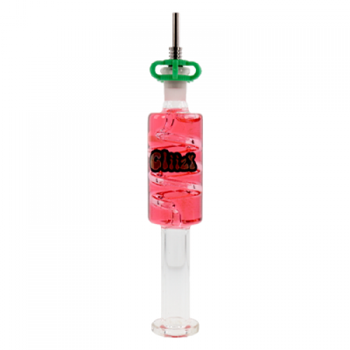 Gliizy Accessories 7″ Glass Honey Straw Red