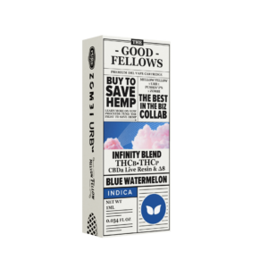 Good Fellow Vape Cartridge 1ml Infinity Blend Blue Watermelon (Indica) 6ct