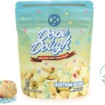 Baked Bags Edible Dope Dough 200mg D9 Birthday Cake 10ct