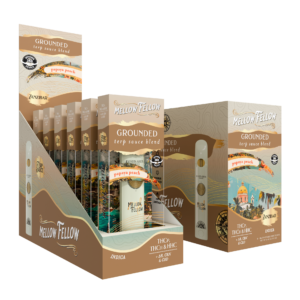 Mellow Fellow Disposable Vape Spinners 1ml Grounded Blend Papaya Peach (Indica)