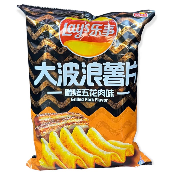 Lays Snacks Big Wave Grilled Pork