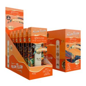 Mellow Fellow Disposable Vape Spinners 1ml Limitless Blend Mandarin Cookies (Sativa)