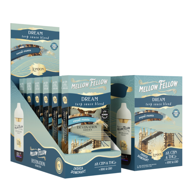 Mellow Fellow Disposable Vape Terp Sauce 5ml Dream Blend Royal Runtz (Indica)
