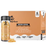High Grams Edibles 5000mg D8 + D9 + THCp + HHC Peach Paradise 6ct