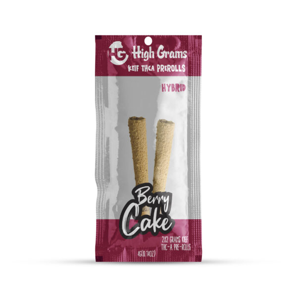 High Grams Preroll Kief 2g 2pc THCa Berry Cake 10ct