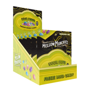 Mellow Munchies Snacks Freeze Dried Candy Share Size Bags Sour Puffs