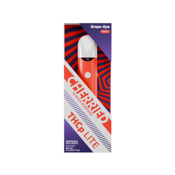 Cherried Disposable Vape 2ml THCp Lite Grape Ape (Indica)