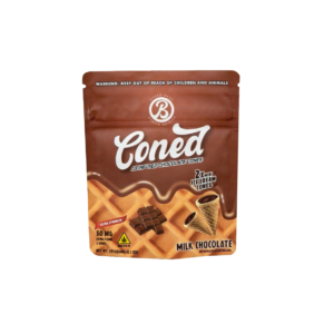 Baked Bags – Coned Edibles – 50mg – Delta 9 – Milk Chocolate – POP