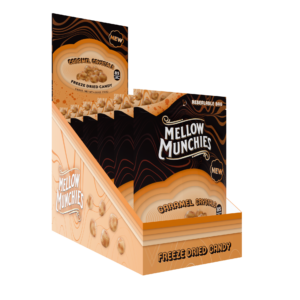 Mellow Munchies Snacks Freeze Dried Candy Single Serve Bags Caramel Crystals