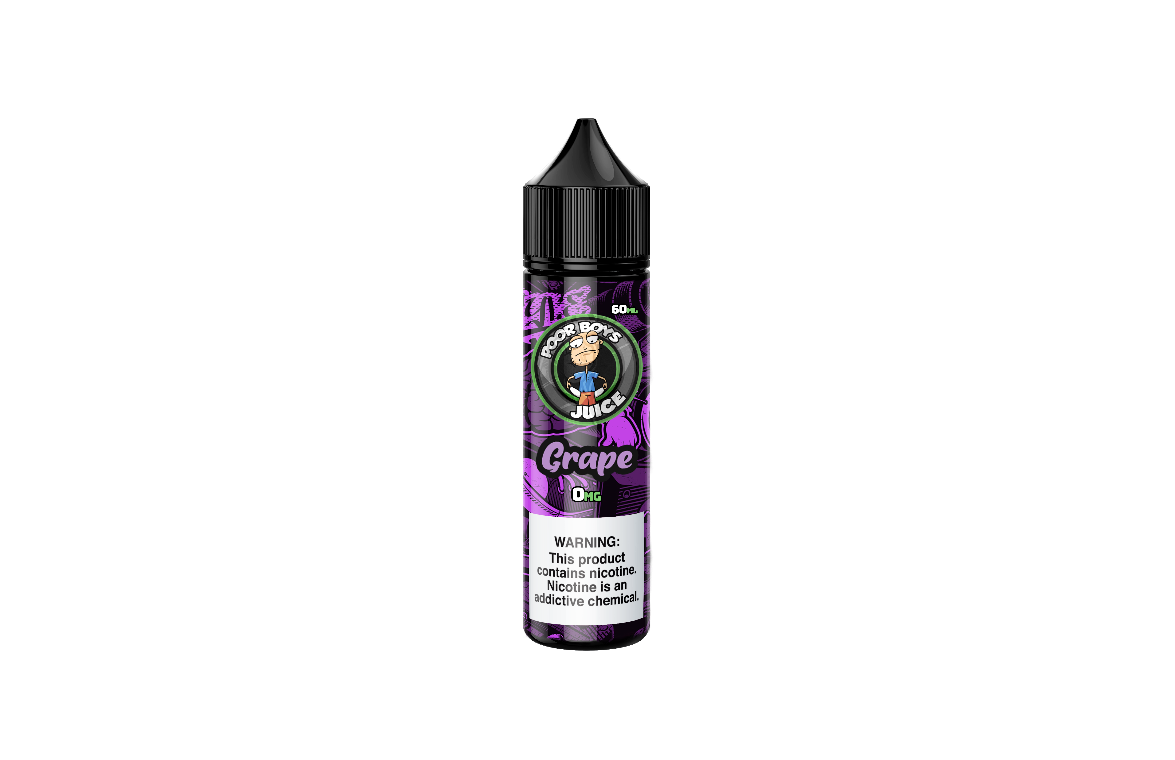 Poor Boys Nicotine Juice 00mg Grape