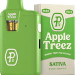 Pushin’ P’s in a Pod Vape Disposable 1ml THCP / HHC Apple Treez 6ct