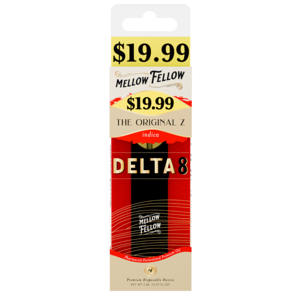 Mellow Fellow Premium Pre-Priced Vape Disposable 2ml D8 Original Z (indica)