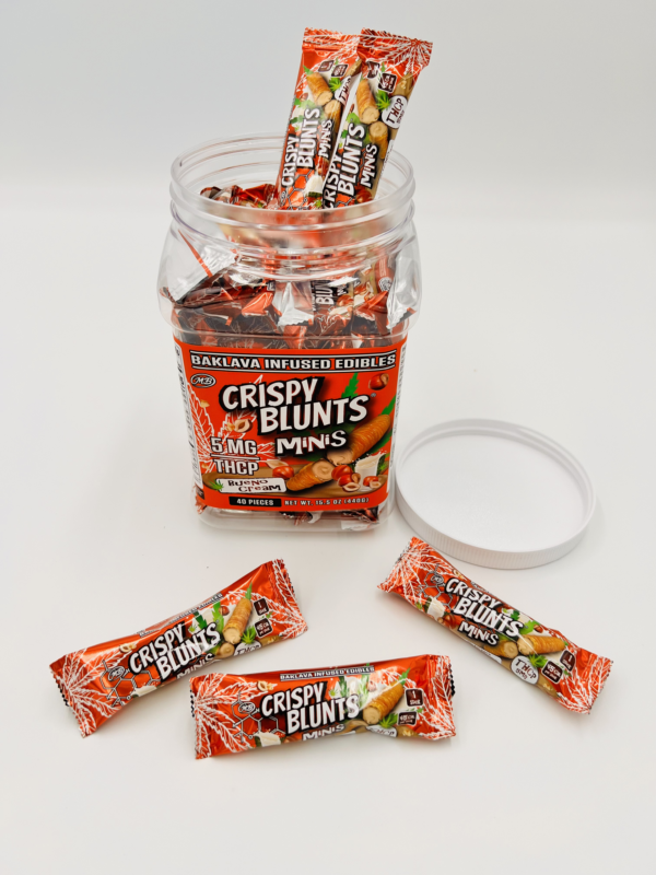 Crispy Blunts Mini 1pc Edibles 5mg THCP Bueno Cream 40ct