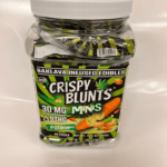 Crispy Blunts Mini 1pc Edibles 30mg THCA Pistachio 40ct
