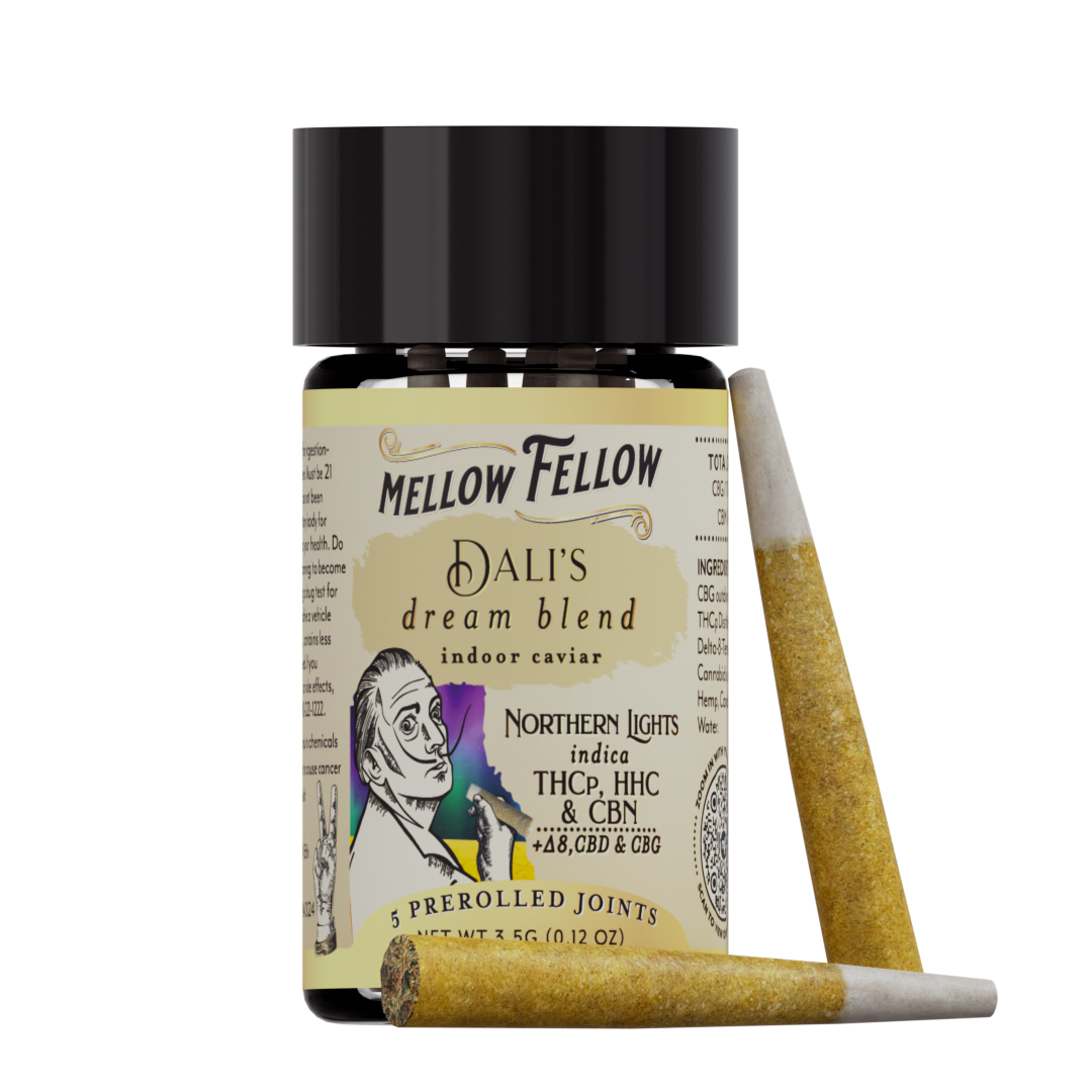 Mellow Fellow Prerolls 3.5g Dream Blend Northern Lights (Indica)