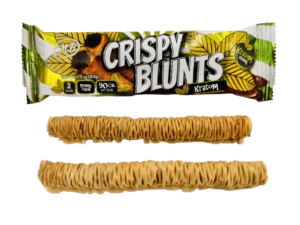 Crispy Blunts 2pc Edibles 100mg Kratom Hazelnut Chocolate 10ct