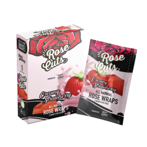 Rose Cuts Accessories Wrap Creamy Strawberry Pink 15ct