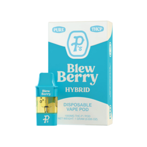 Pushin’ P’s Pack O Pods Vape Disposable 1ml THCP Blew Berry 6ct