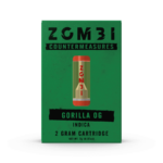 Zombi Vape Cartridge 2ml H4CBD/THC-C/HHC Gorilla OG (indica) 6ct