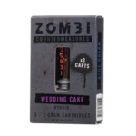 Zombi 3ct Vape Cartridge 2ml H4CBD/THC-C/HHC OG Kush – Wedding Cake – Blue Dream (Hybrid) 6ct