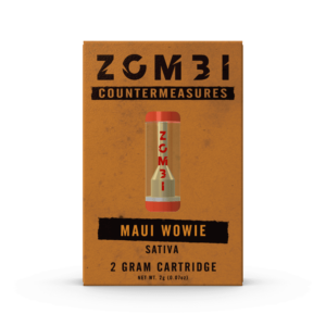 Zombi Vape Cartridge 2ml H4CBD/THC-C/HHC Maui Wowie (sativa) 6ct