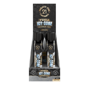 Twenty One Cannabis Icy Cone Prerolls 2g THCA Death Star (Indica)
