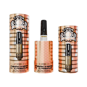 Twenty One Cannabis Vape Cartridge 2ml THCA Peach n Cream (hybrid)