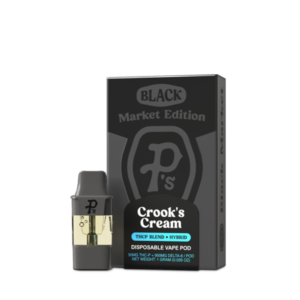 Pushin’ P’s Pack O Pods Vape Disposable 1ml THCP Crooks n Cream 6ct