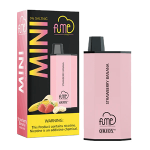 Fume Nicotine Disposable Vape 1000p Mini Strawberry Banana 10ct